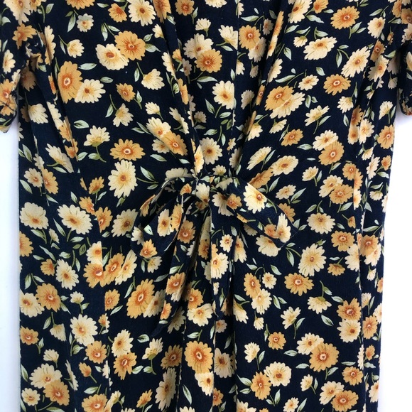 Vintage Anegada's Yellow Flower Print Romper - Picture 5 of 8